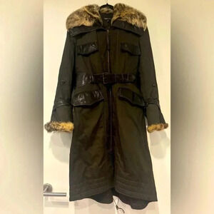 ARMA Collection Fur & Leather Lined Long Coat